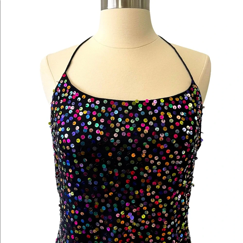 Cassandra Stone Dress NWT Size 14 Color Black - Picture 3 of 6